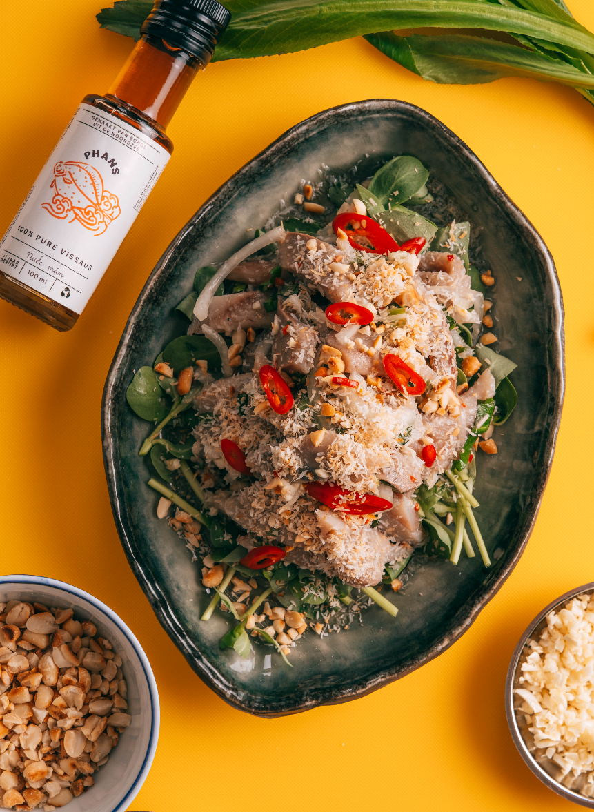 Vietnamese haring salade Phans