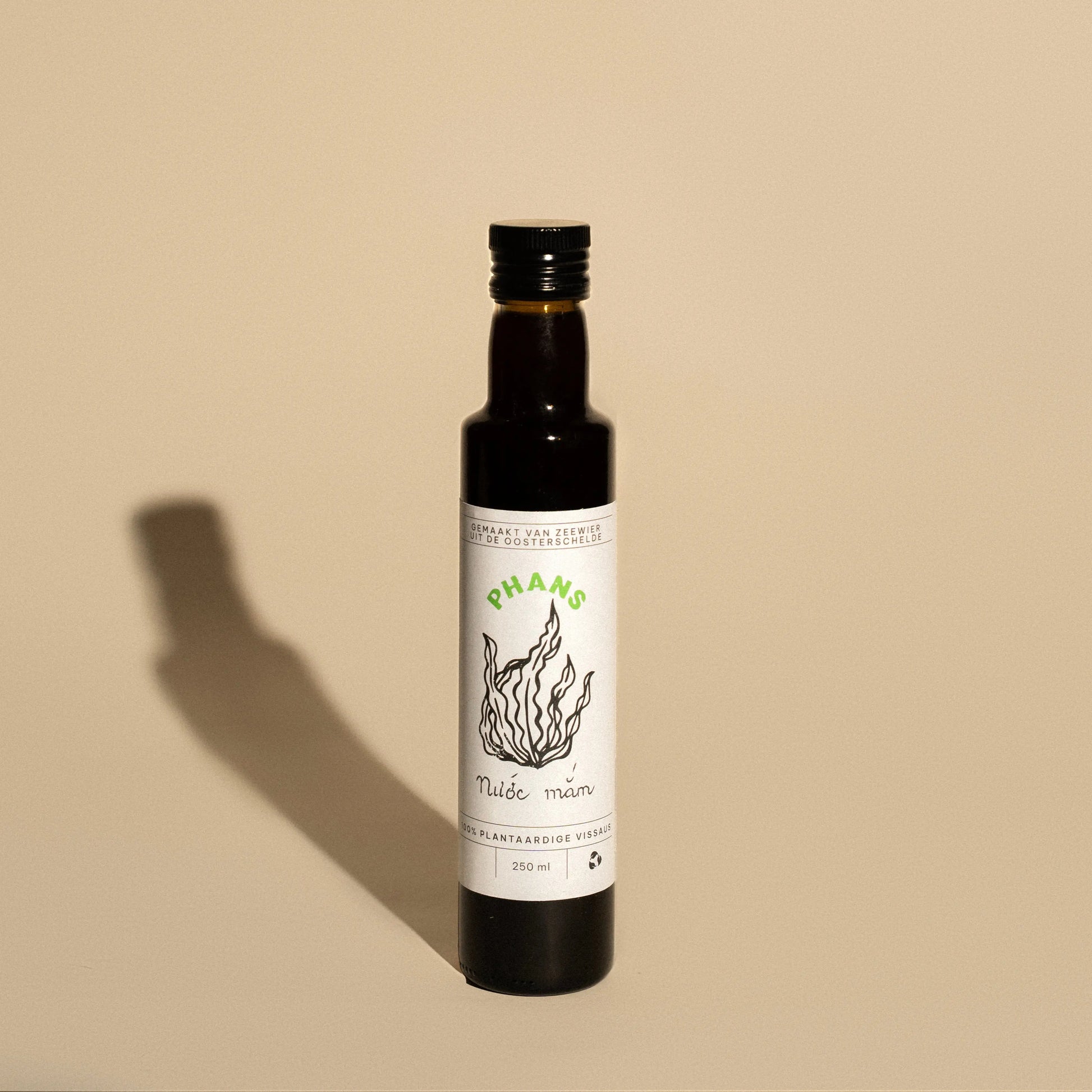 Phans saus vietnamese vissausdressing plantaardig vissaus zeewier oosterschelde  duurzaam planbased fish sauce seaweed kombu wakame